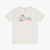 Front view of a My Presence is Your Present t-shirt in Heather Cement